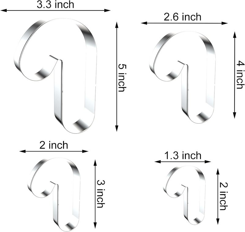 QAAQS Candy Cane Cookie Cutter Set - Image 2